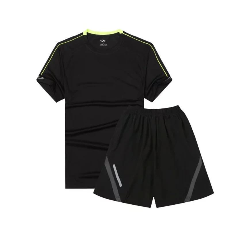 2017 Для мужчин спорт бег костюмы быстросохнущая футбол обучение спортивная