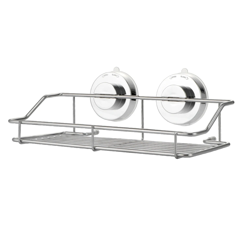 Полка для душа полки из нержавеющей стали с сильным всасыванием полка ванной