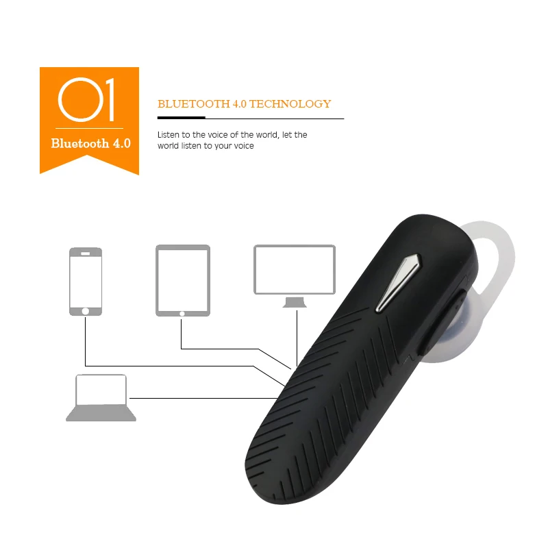 беспроводные наушники Бизнес гарнитура Bluetooth стерео мини Hands Free Беспроводной с