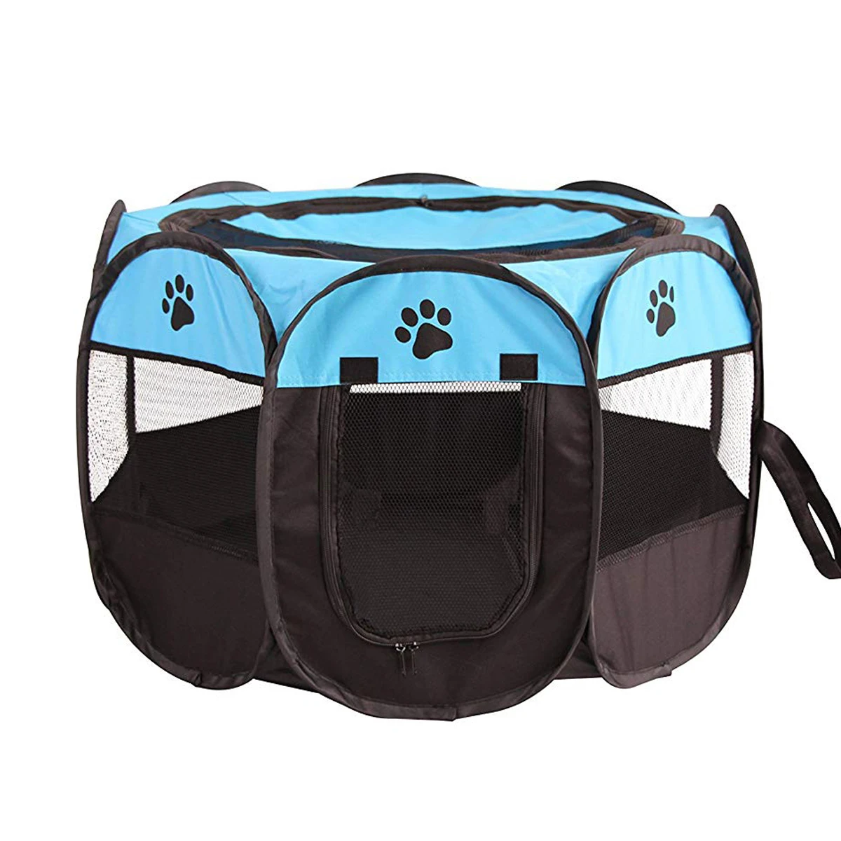 Portable Foldable Playpen Pet Dog Crate Room Puppy Exercise Kennel Cat Cage Water Resistant Outdoor Removable Mesh Shade Cover