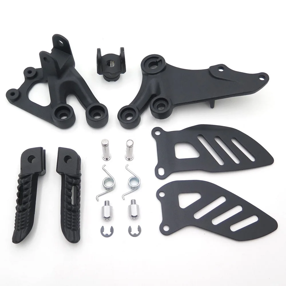 Передняя опора для ног мотоцикла 06 10 Suzuki GSXR600 GSXR750 K6 K8 2006 2010 07 08 09 черный|Подставки