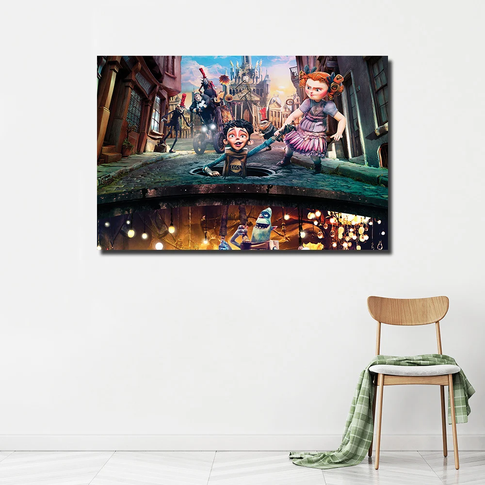 Рекламные плакаты для фильма Boxtrolls настенные художественные картины на холсте