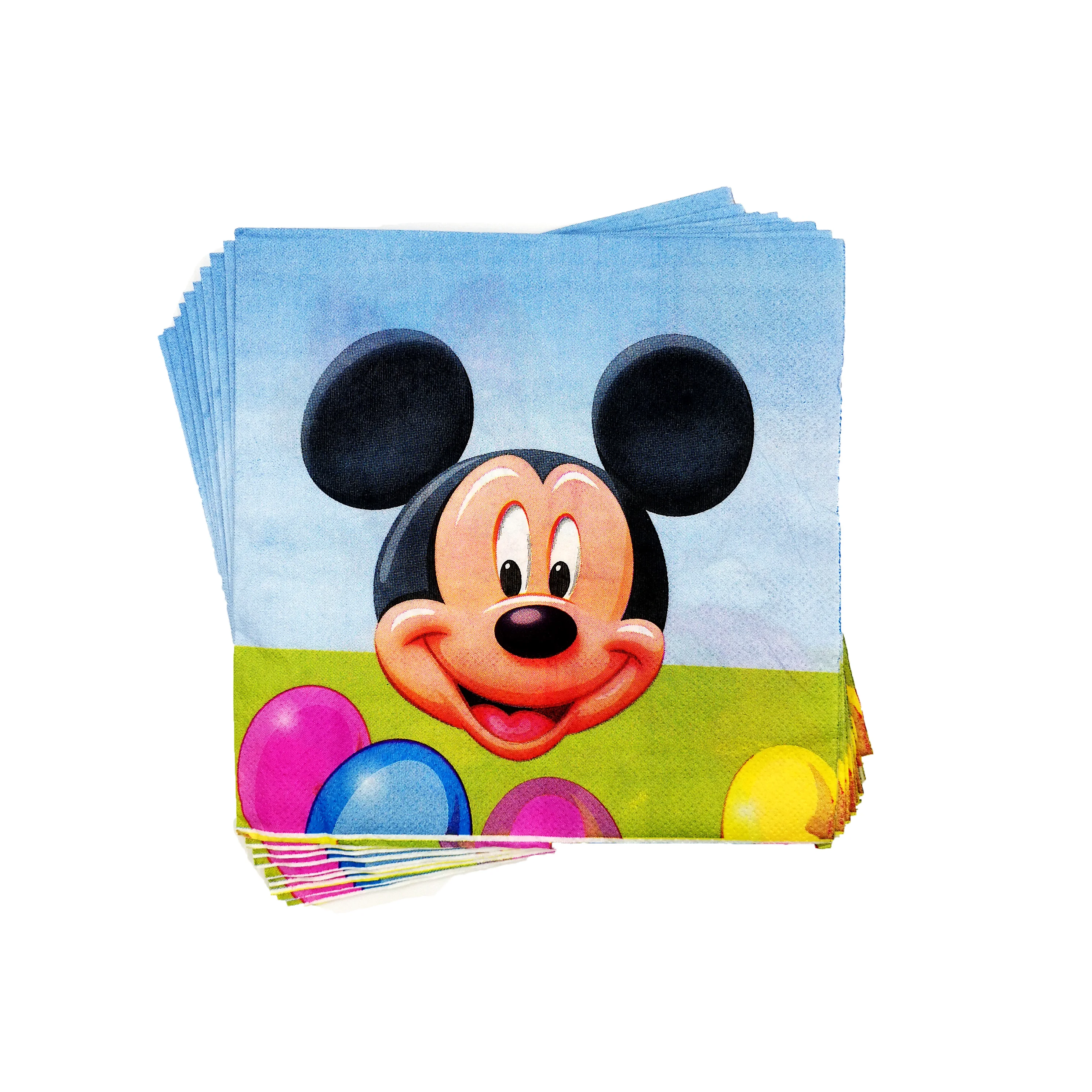 Mickey Mouse Kids Birthday Cartoon Theme Tableware Party Supplies Festival Decoration Favors For Boys And Girls Baby Shower Hot - Цвет: napkin