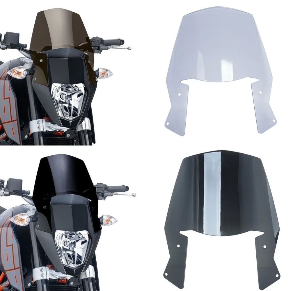 Для KTM Duke 690 лобового стекла Fly Экран протектор ветрового стекла ветровым щитком, Duke690 2013 2012