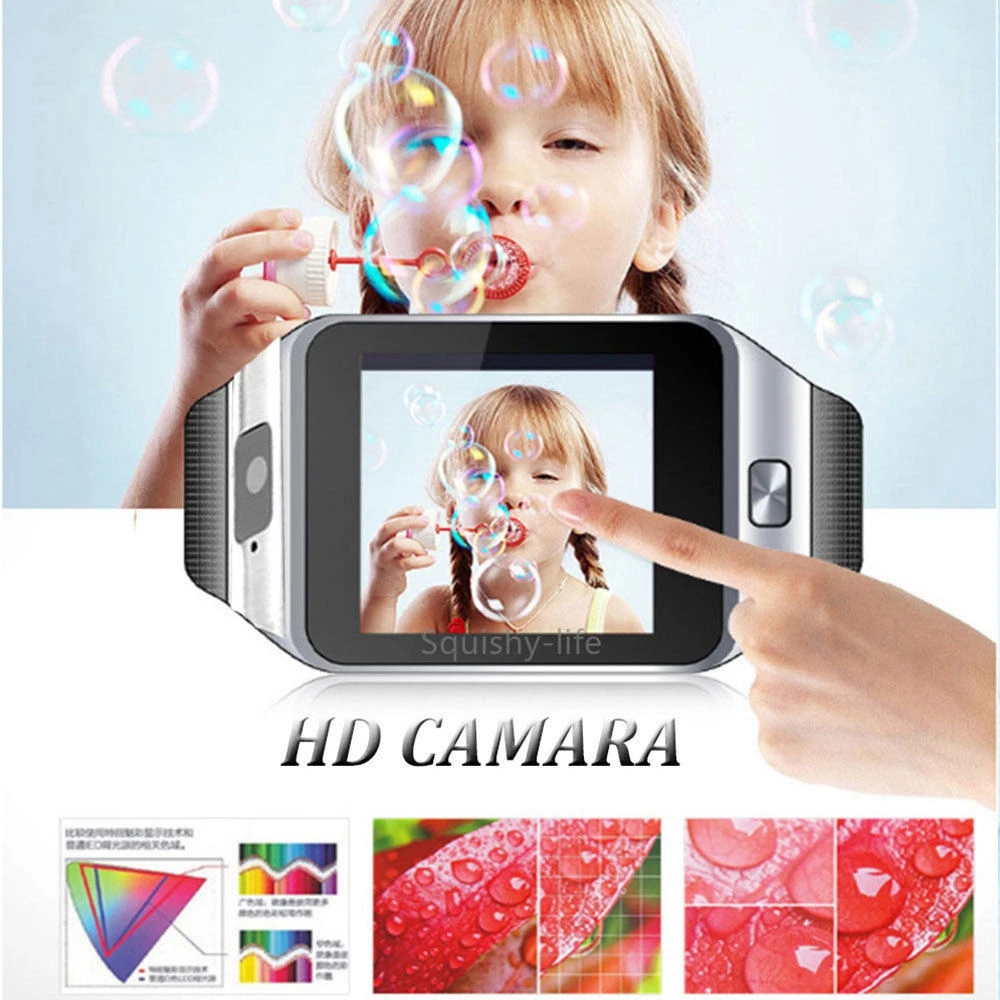 DZ09 Носимых устройств Bluetooth Смарт-часы для Android Apple телефон Поддержка SIM/TF камера