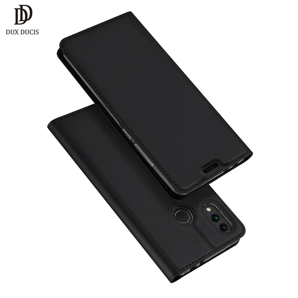 Honor 8C чехол DUX DUCIS роскошный флип для Huawei / play 6 26&quot кожаный кожа чехлы на хуавей