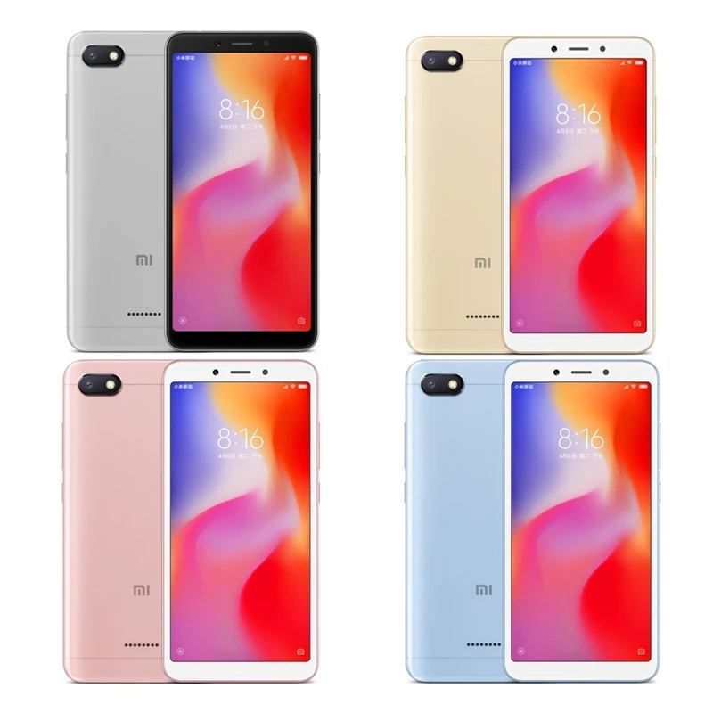 Глобальная версия Xiaomi Redmi 6A 6 2 GB 16 Helio A22 4 ядра 5 45 дюйма 18:9 полноэкранные телефона AI