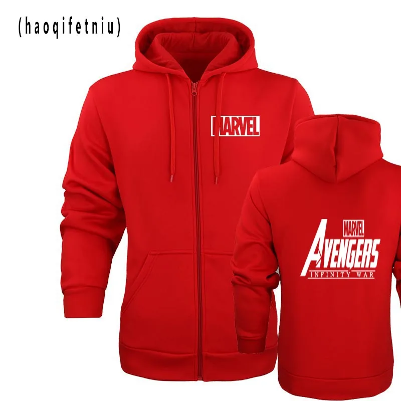 Новая толстовка с капюшоном MARVEL, Мстители, бесконечные войны, зимняя куртка с капюшоном Marvel, чудо-молния, куртка с капюшоном