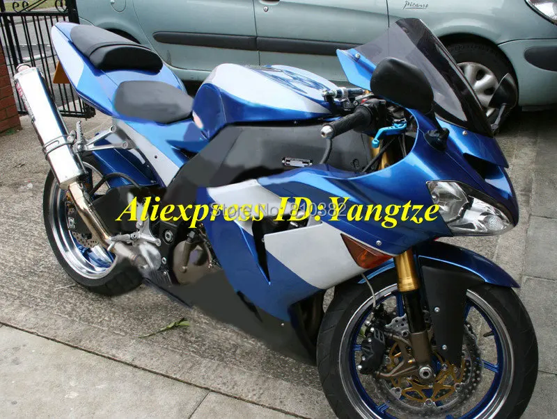 Набор обтекателей для мотоциклов на заказ KAWASAKI Ninja ZX10R 2004 2005 04 05 популярные белые