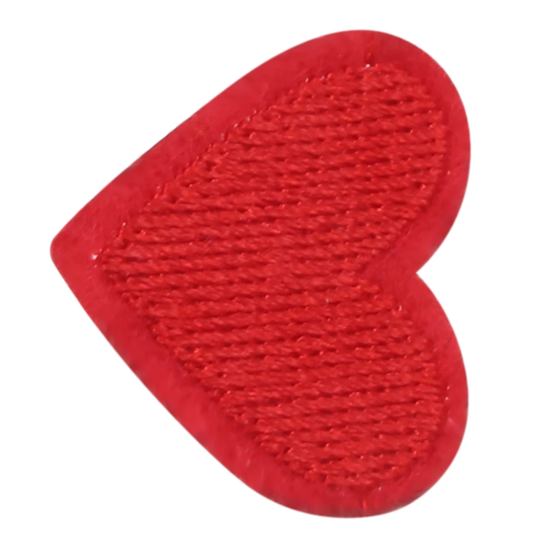 Mayitr 10 шт. Love Red Heart железная нашивка для шитья вышитая аппликация наклейки одежды