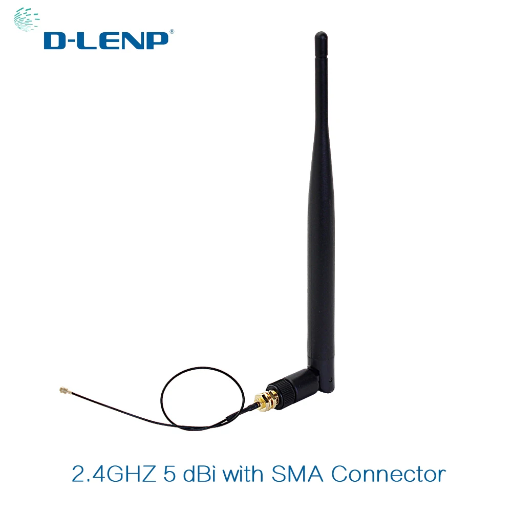 2,4 ГГц wifi антенна 5dBi антенна RP-SMA Штекерный разъем 2,4g антена wifi маршрутизатор+ 20 см PCI U. FL IPX к SMA штыревой кабель