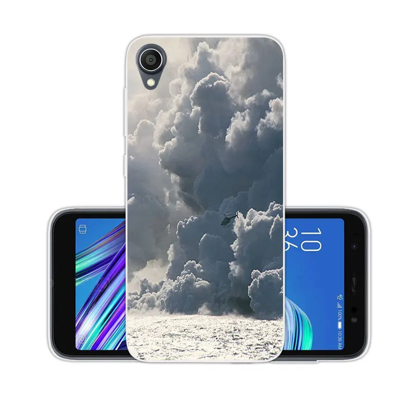 Чехол для телефона Asus ZenFone Live (L1) ZA550KL футляр с камнями мягкий TPU L1 задняя крышка