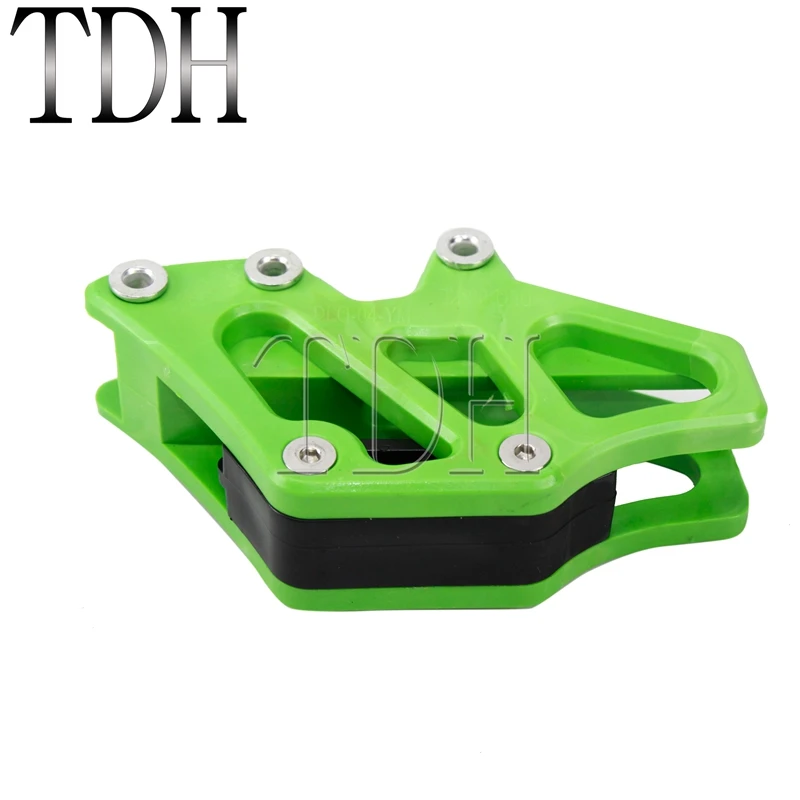 Грязи велосипед мотоцикл зеленый пластик цепи Guard Защита протектор для Kawasaki KX250F