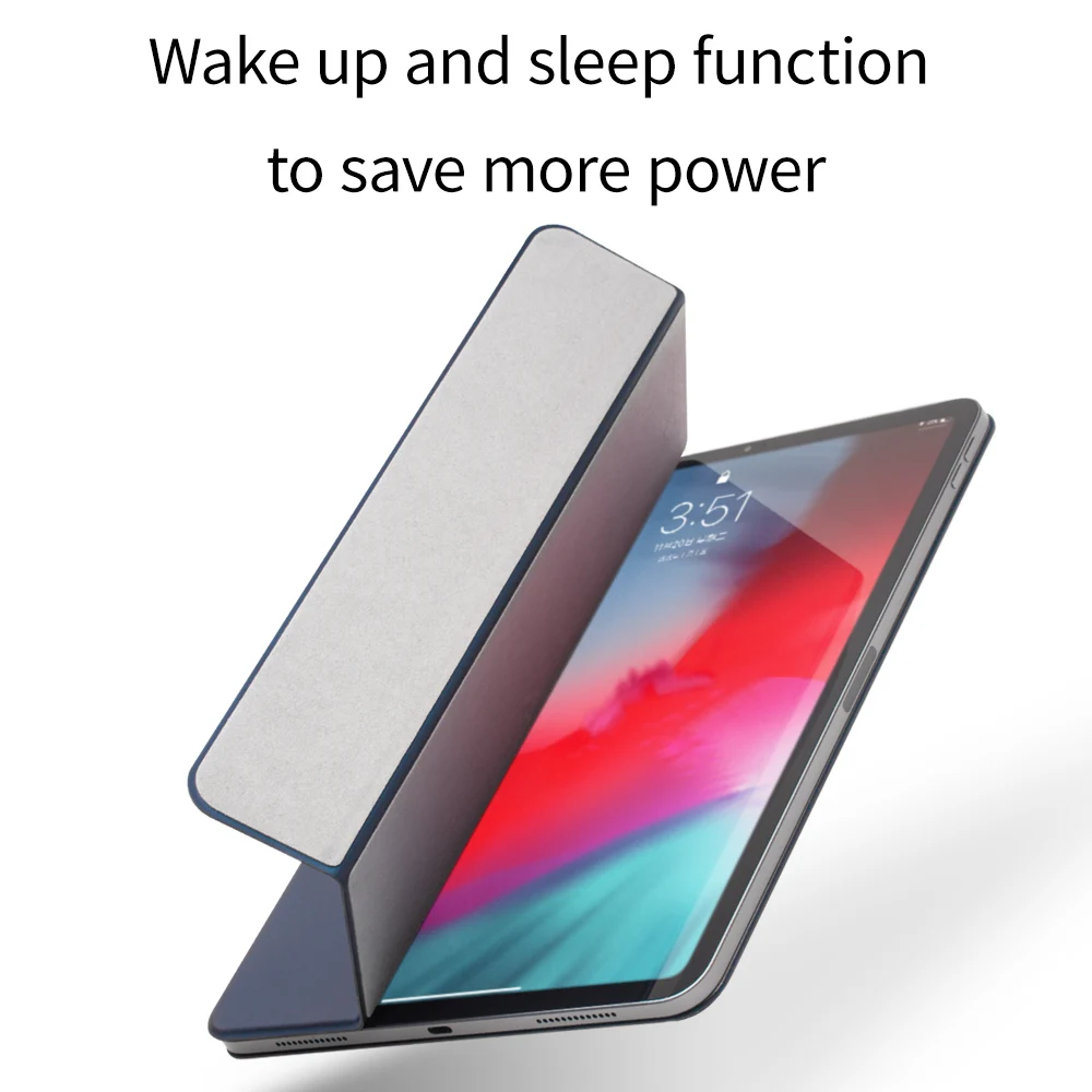 QIALINO ультра тонкий чехол для планшета из натуральной кожи для Apple iPad Pro 12,9 функция пробуждения и сна флип чехол для iPad Pro 11