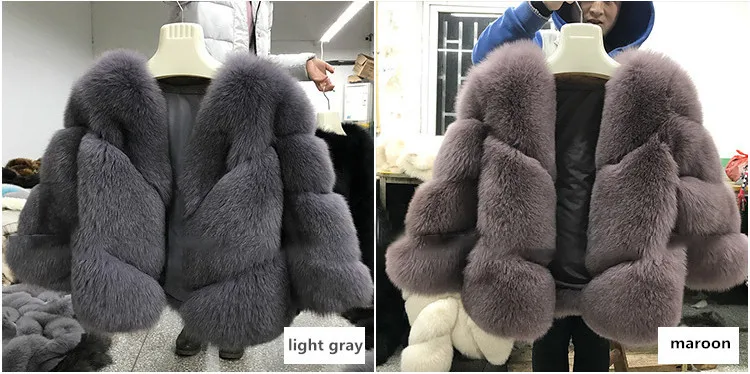 FURSARCAR новая куртка из натурального меха женская зимняя шуба из лисьего меха Роскошная теплая Модная саржевая дизайнерская короткая подлинный натуральных мех куртка