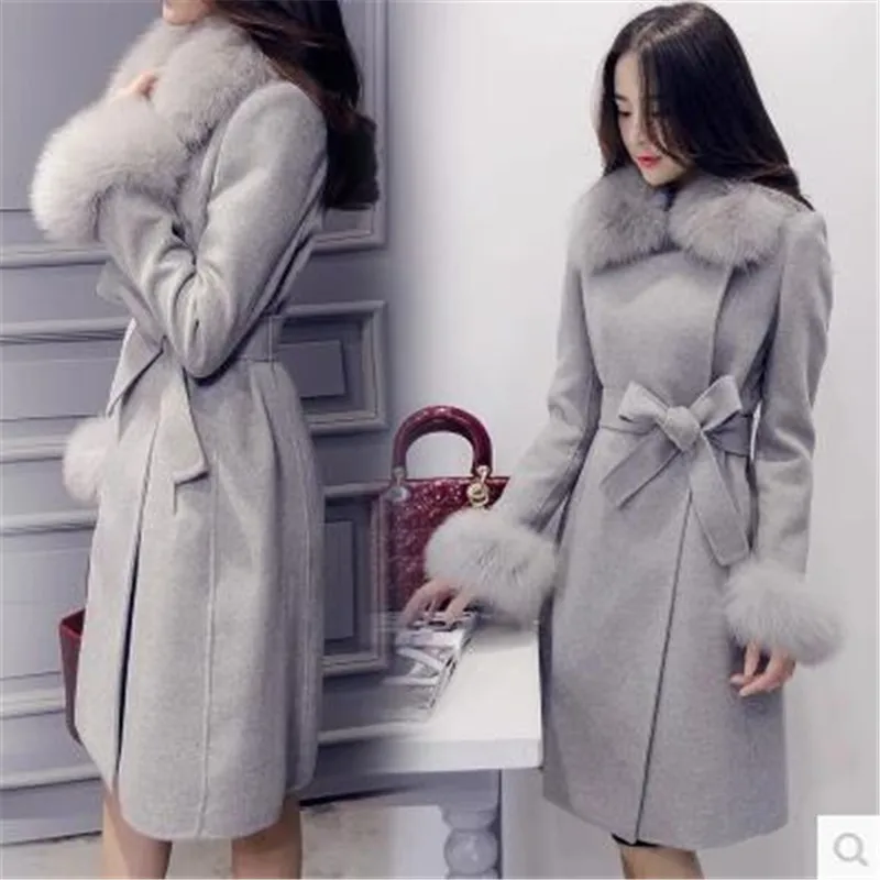 Весенняя Новинка элегантная женская модная одежда имитация кашемира пальто