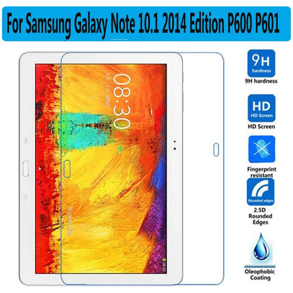 

Premium Tempered Glass for Samsung Galaxy Note 10.1 P600 P601 P605 Screen Protector for Samsung Galaxy Note 10.1 2014 Edition