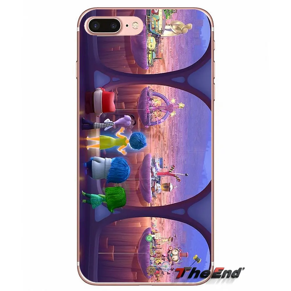 Радость и печаль наизнанку чехлы с героями мультфильмов для iPhone X 4 4S 5 5S 5C SE 6 6S 7 8 Plus