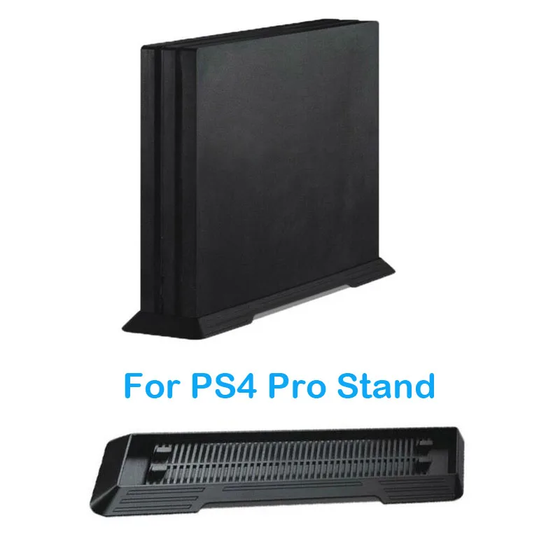 Vertical Stand Dock Cooling Mount Bracket Non-Slip Secure Base for Sony Playstation 4 PS4 Pro Game Console Host Cradle Holder