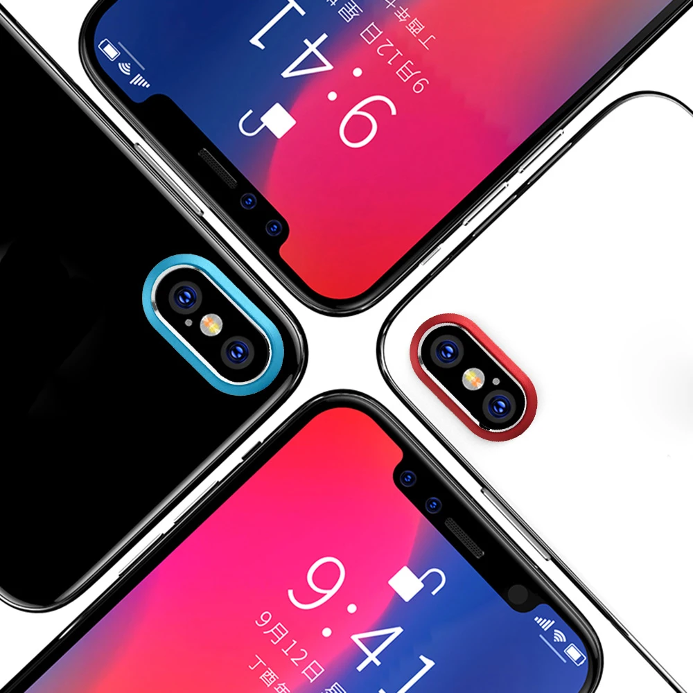 Для iPhone X Xs Max XR защитное кольцо для объектива смартфона камера металлический