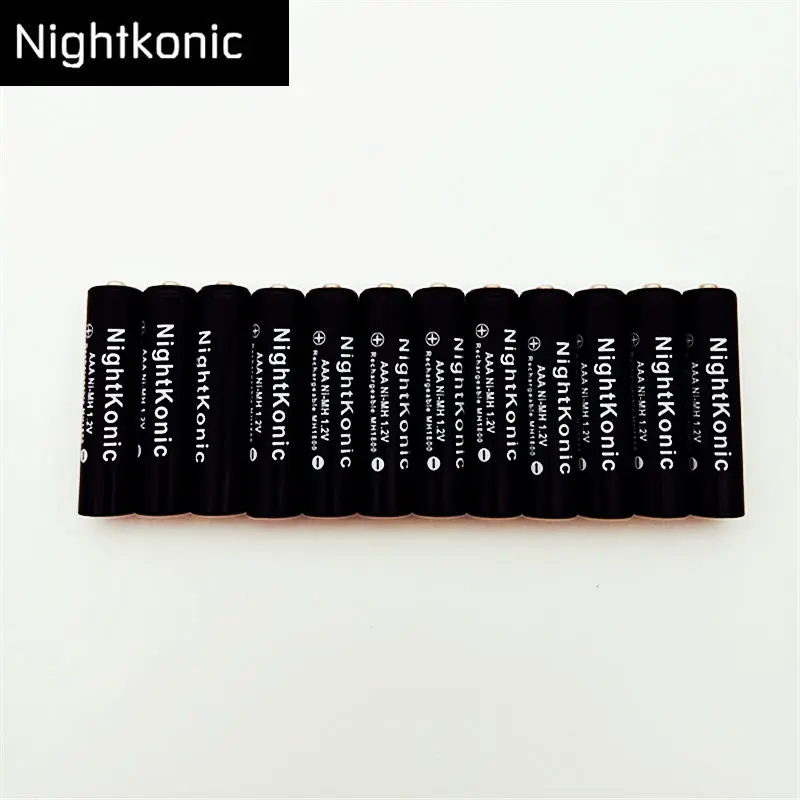 Nightkonic 4 шт./лот aaa батарея 1 2 V Ni-MH Аккумуляторная для камеры игрушка-фонарик AAA |