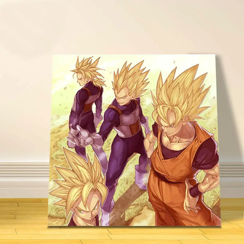 картины по номерам на холсте Цифровой краски Dragon Ball модульная живописи Япония