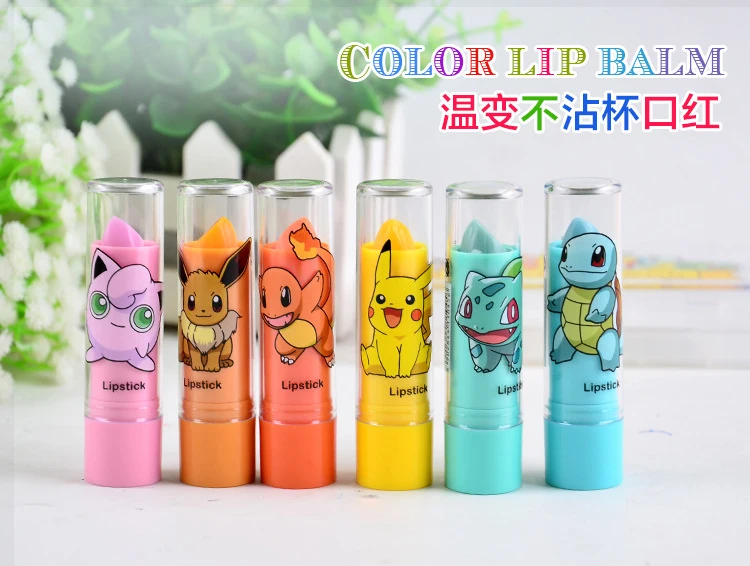 

Cute Lipstick Wax Lip Balm Moisturize Lipstick Waterproof Easy to Wear Matte Lipstick 6 Different Color