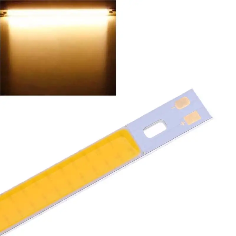 12 В DIY COB Светодиодная лента 200x10 мм Tubewith с мягким световым эффектом белый теплый