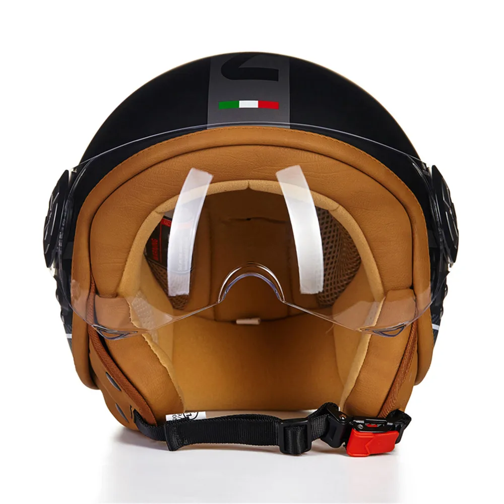 BEON moto rcycle шлем 3/4 с открытым лицом винтажный реактивный шлем 11021 moto Casque Casco moto cicleta Capacete скутер шлемы ECE