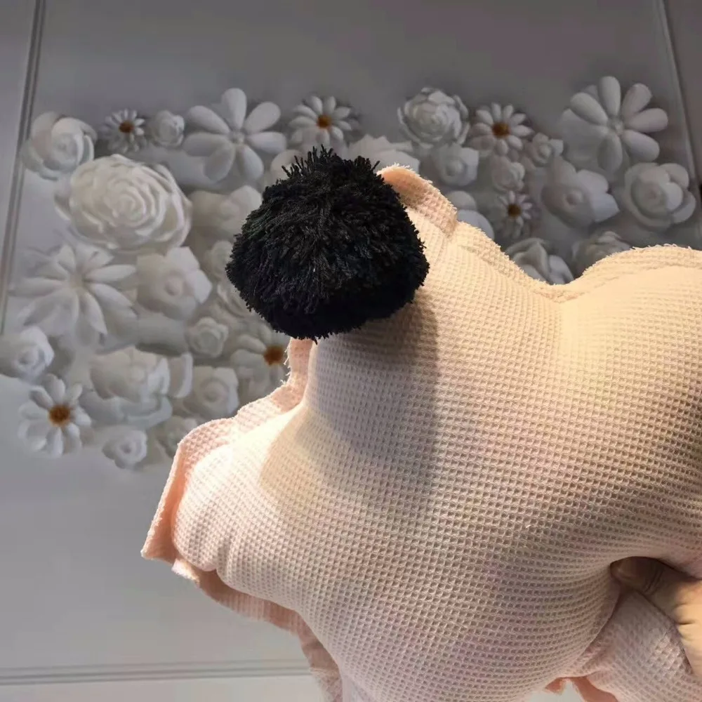 2 цвета хлопок звезда вафельница Подушка спинка украшение дома | Дом и сад