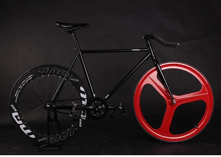 Колеса из магниевого сплава, 3 Спицы, fixie велосипед, велосипед с фиксированной передачей 700C* 23 70 мм, обода 52 см, рама DIY, велосипед, Полный дорожный велосипед