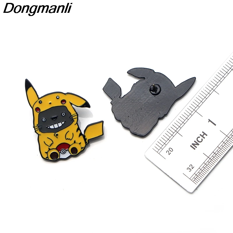 P3353 Dongmanli Забавный Косплей металлические эмалированные булавки и броши для женщин и мужчин нагрудные булавки рюкзак сумки шляпа значок подарки для детей
