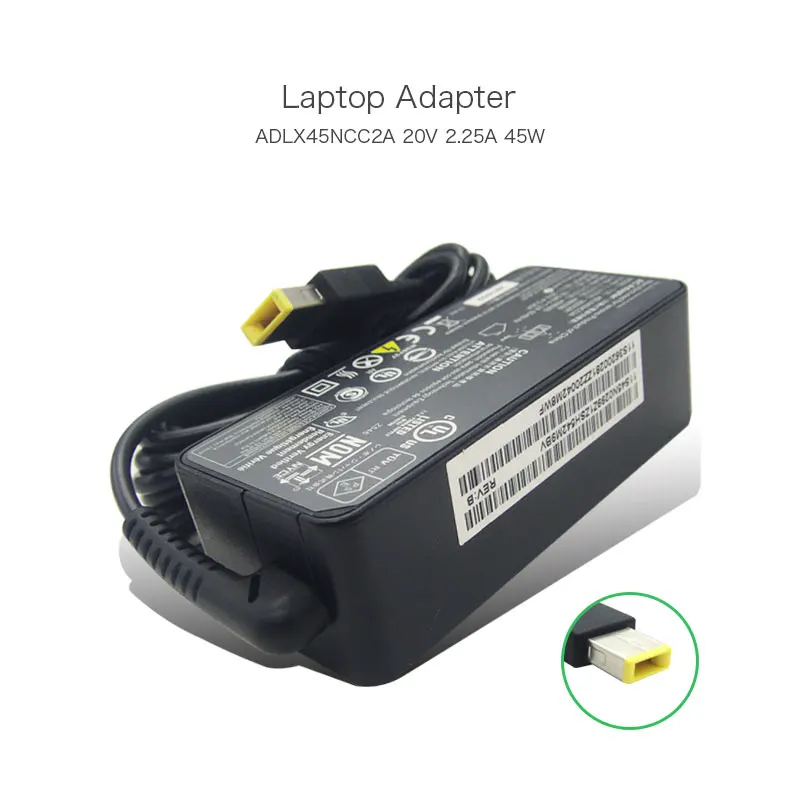 Подлинный адаптер переменного тока для ноутбука Lenovo 45 Вт 20 в 36200281 А USB наконечник