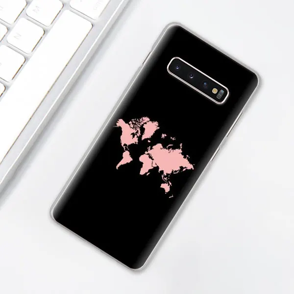 Карта мира план путешествий Чехол для телефона для samsung Galaxy S10e S10 Plus S7 S8 S9 Plus Note 8 9 10 Plus S10 Note 10 5G жесткий чехол - Цвет: H11
