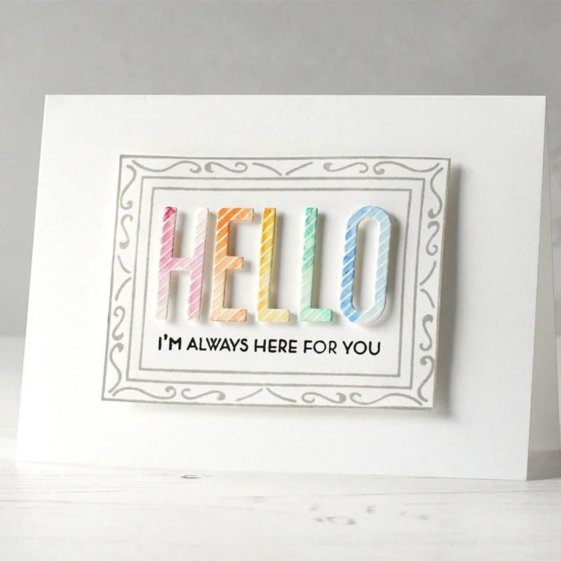 Фон для скрапбукинга с прозрачной печатью в полоску сделай сам карты Ablums ремесло