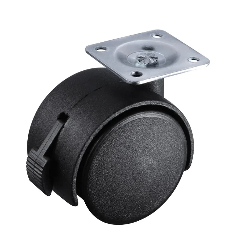 Бесшумные колесики 2 дюйма сменные вращающиеся резиновые ролики для офисного