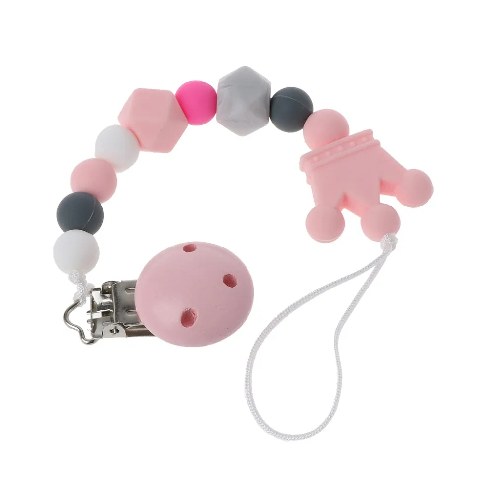 Детские пустышки цепи силиконовые соски зажимы шарик манекен клип младенческой