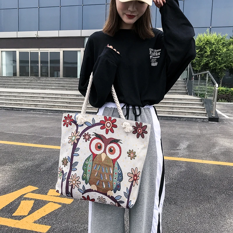 Женские холщовые сумки повседневные женские большие вместительные тоут с