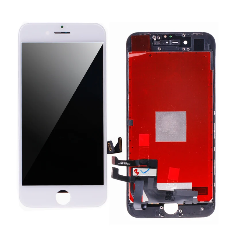 Одежда высшего качества ЖК дисплей сенсорный экран для iPhone 6S 7 сборки с планшета