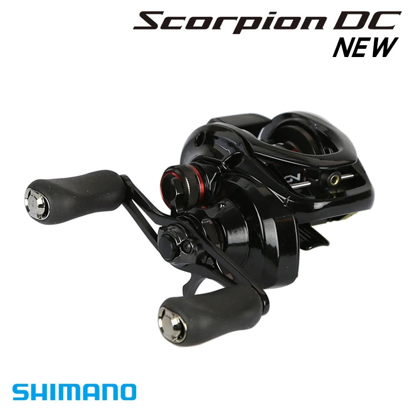 Shimano оригинальная Скорпион DC 100 101 100HG 101HG baitcasing Рыболовная катушка 215 г 7 + 1BB 5 кг I DC5 X