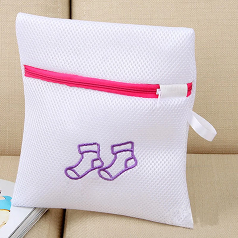 Поставки сетчатый пакет с молнией аксессуары для ванной комнаты Прачечная Hom &