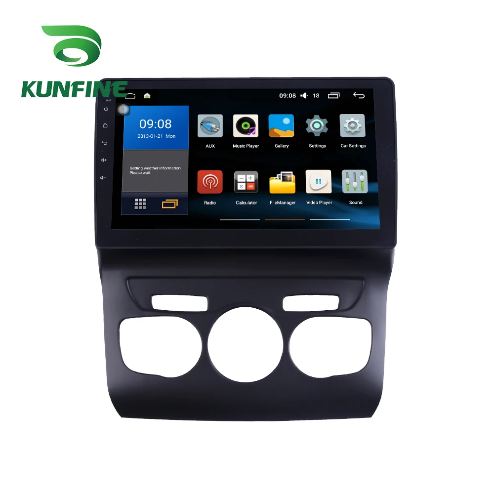 Восьмиядерный 1024*600 Android 8,1 автомобильный DVD gps навигатор плеер Deckless стерео для Citroen C4L 2013- радио головное устройство wifi