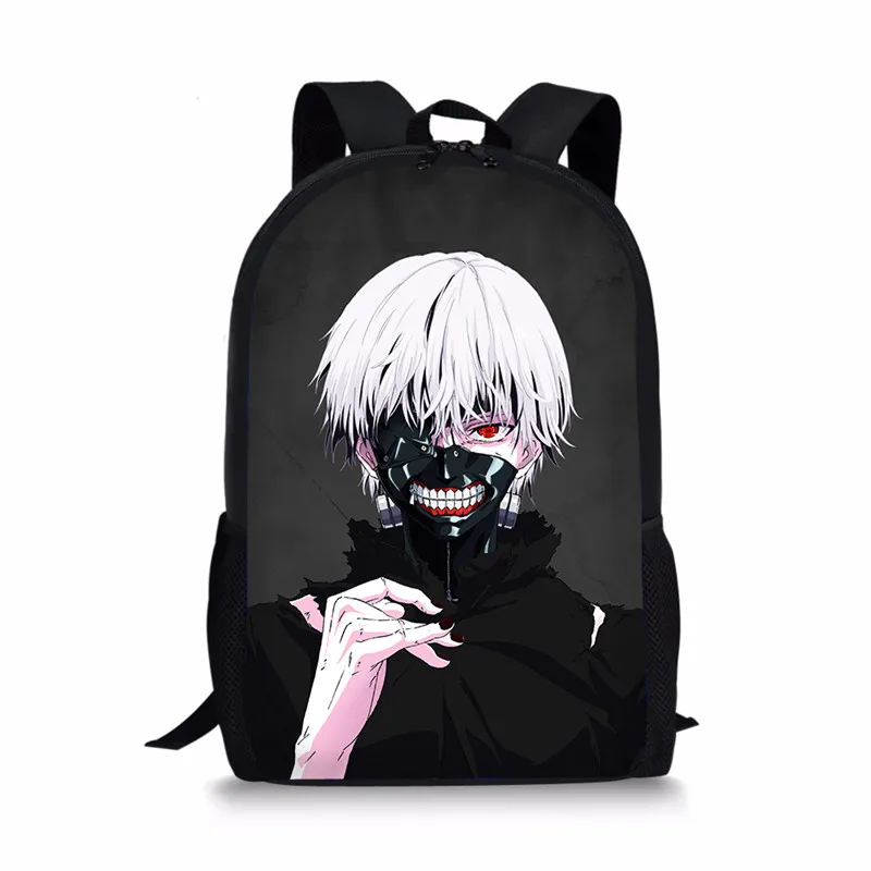 THIKIN аниме, школьные сумки для школьников, школьные рюкзаки Kaneki Ken для девочек и мальчиков, популярные по индивидуальному заказу - Цвет: 002