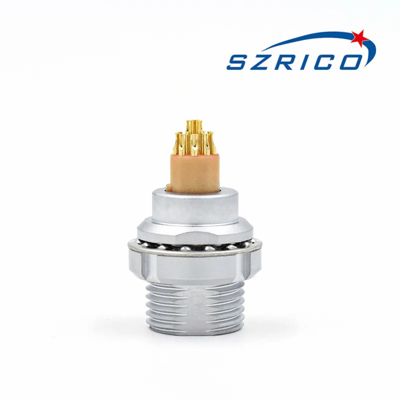 FGG EEG 1B M12 2 3 4 5 6 7 8 10 12 14 16 круглый металлический электронный разъем