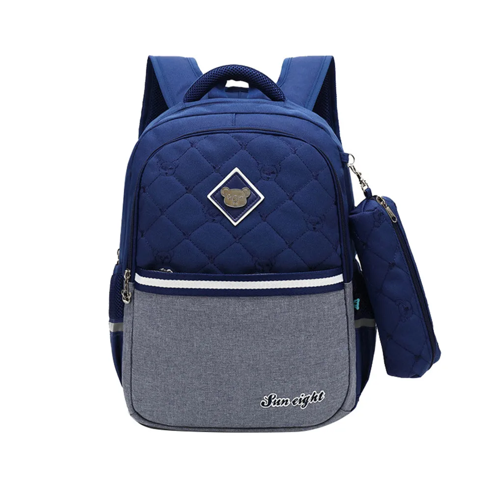 Модная школьная сумка для девочек и мальчиков водонепроницаемый легкий рюкзак