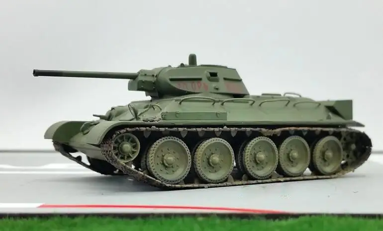 T-34 76 Российская армейская модель 1942 мск 1: 72 готовая легкая танка |