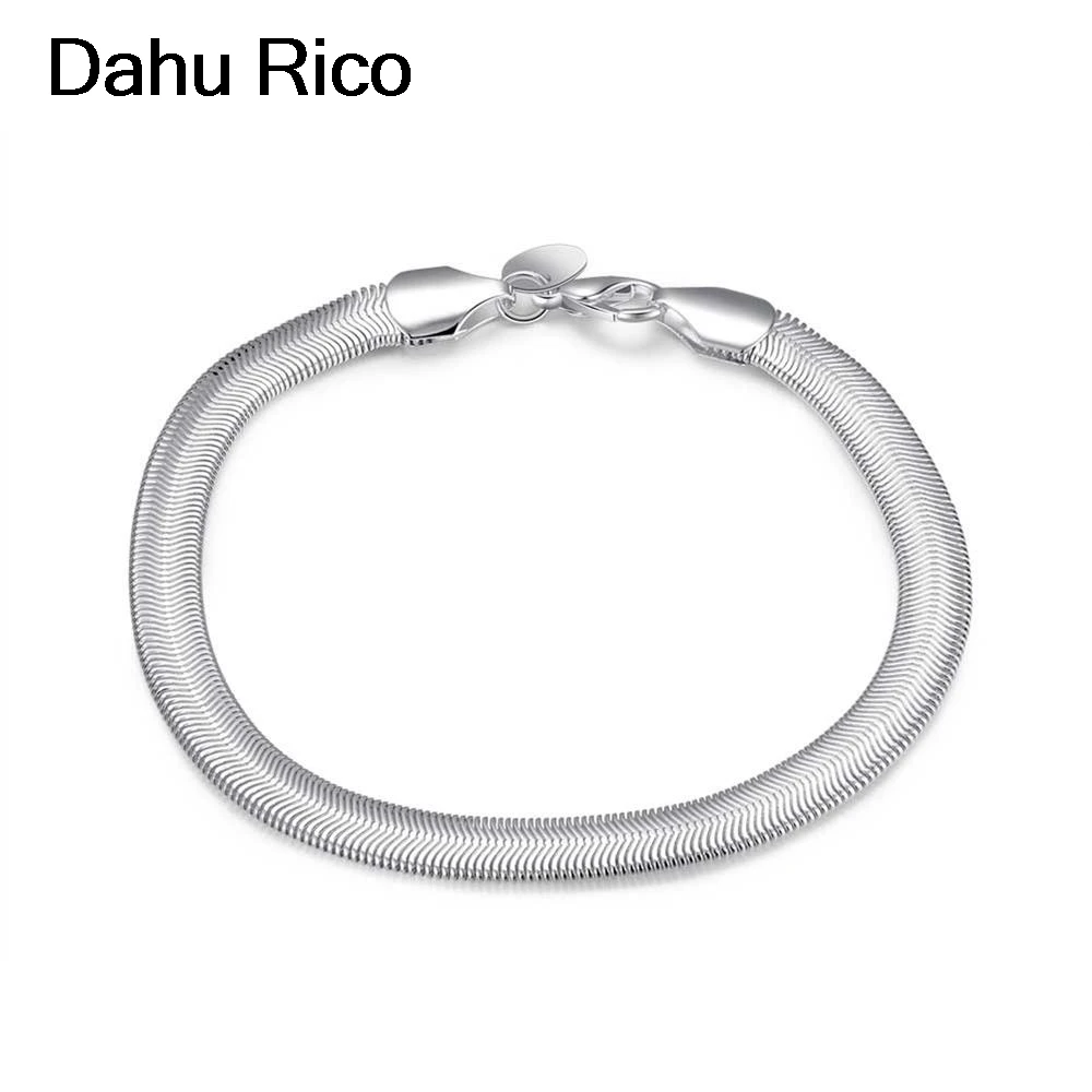 Мягкие плоские браслеты bracciali pulseira coreana donna kids voor mannen серебристого цвета de luxo viennois