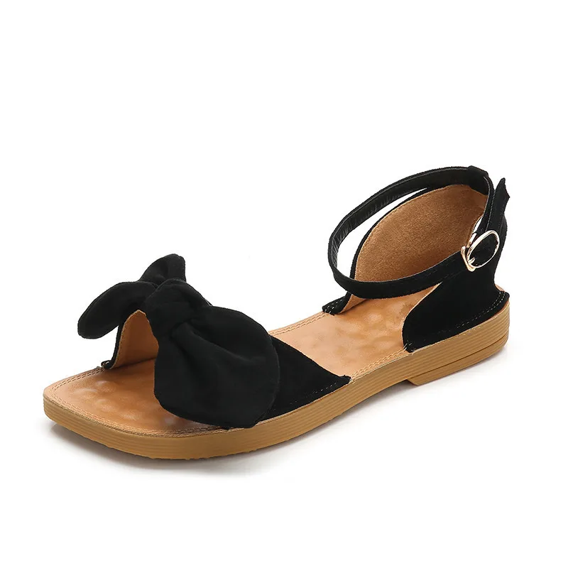 Стильные летние женские сандалии обувь на плоской подошве для отдыха в богемном