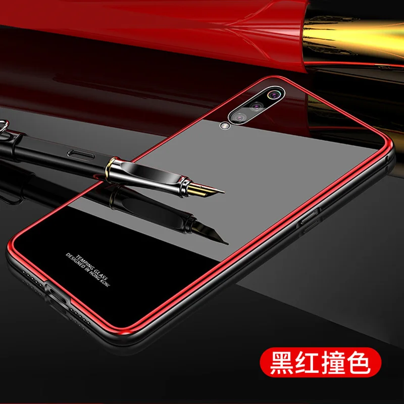 Red Чехол из закаленного стекла Bitingly для Xiaomi Mi 9 9 SE, съемный металлический бампер, задняя крышка для Xiaomi Mi 9SE, Жесткий Чехол - Цвет: Red