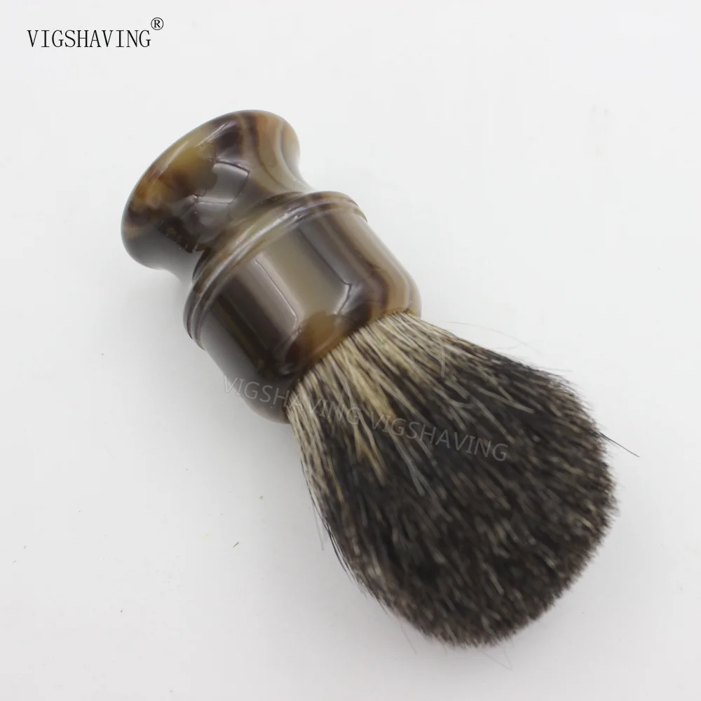 Vigshaving помазок смолы ручка чисто барсук волос Для мужчин Кисточка для бритья